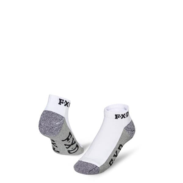 FXD SK-4 White Ankle Work Sock 5-Pack