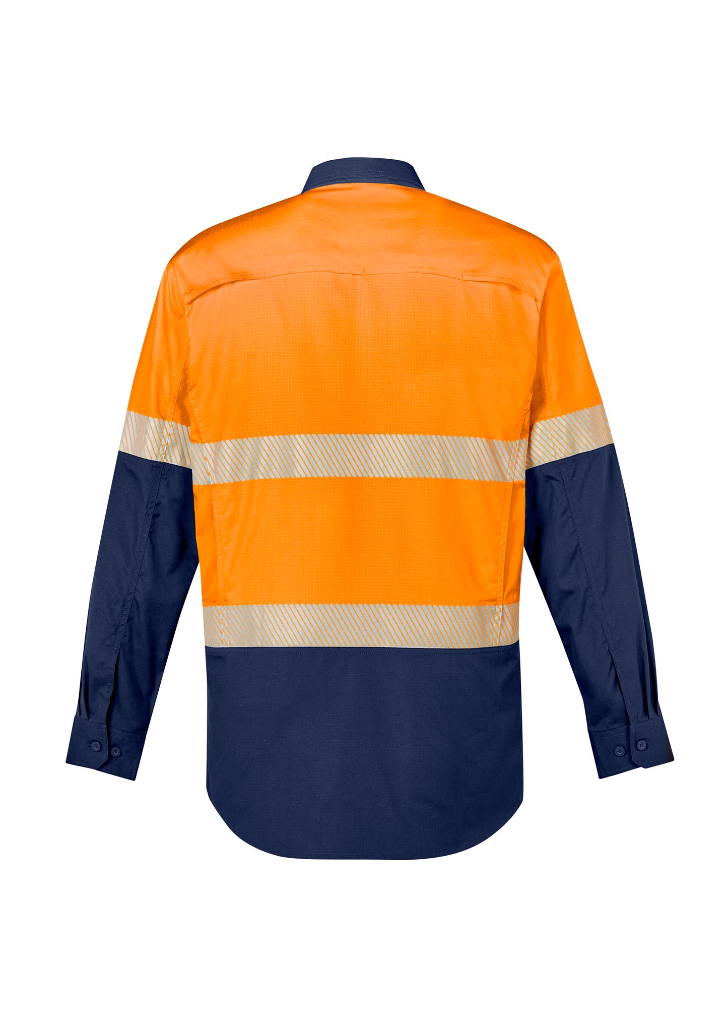 Syzmik Mens Hi Vis Rugged Cooling Segmented Tape L/S Shirt - ZW229