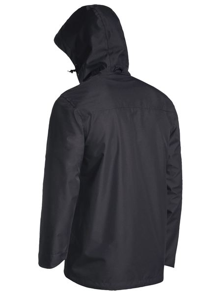 Bisley Mens Lightweight Mini Ripstop Rain Jacket with Concealed Hood - BJ6926