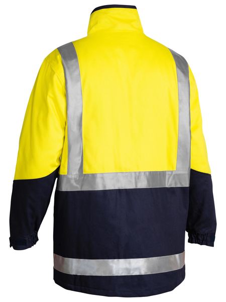 Bisley Mens Taped Hi Vis 3 in 1 Drill Jacket - BJ6970T