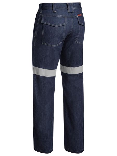 Bisley Mens Flame Resistant PPE2 Taped Denim Jeans - BP8091T