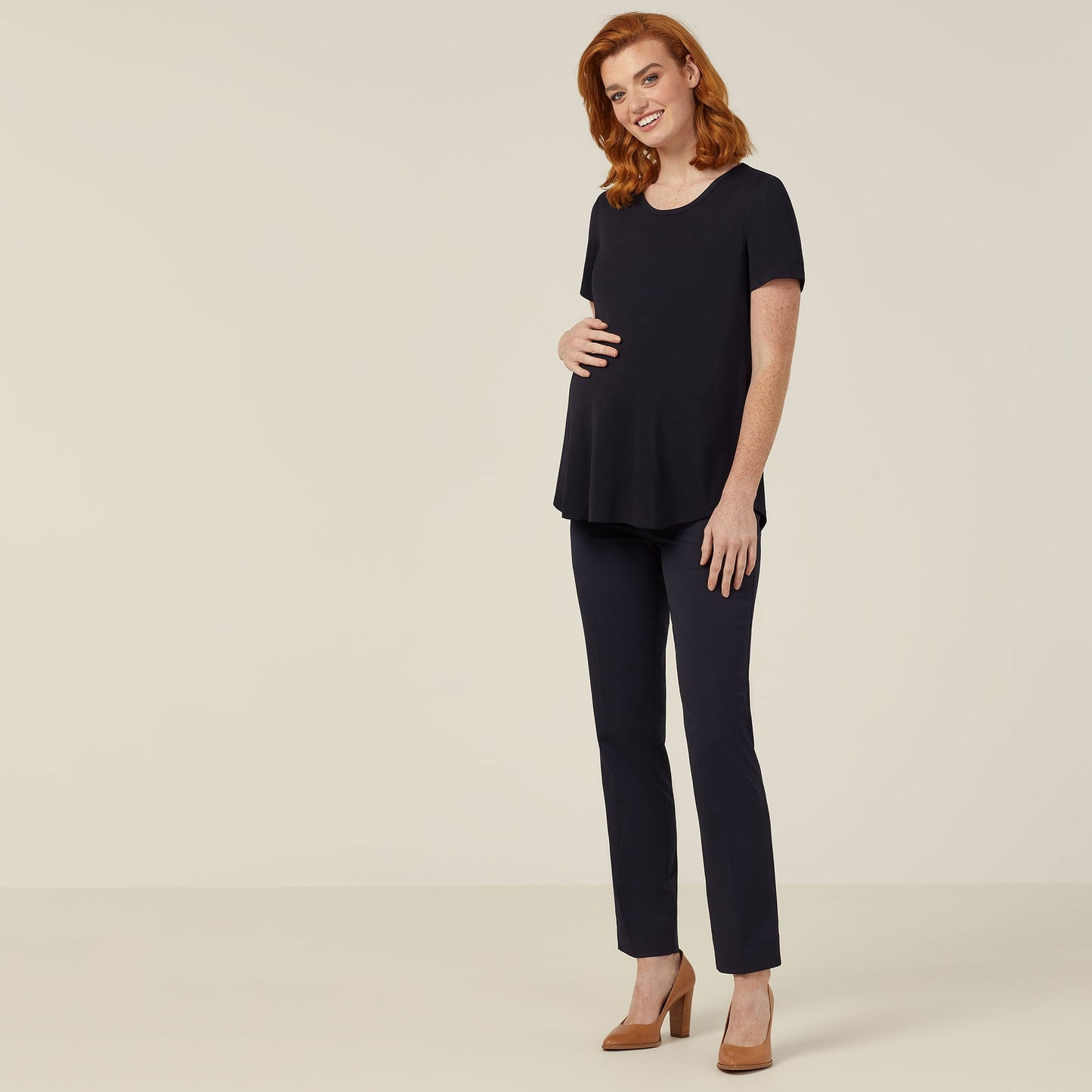 NNT Poly Viscose Stretch Twill Maternity Pant - CAT3XM