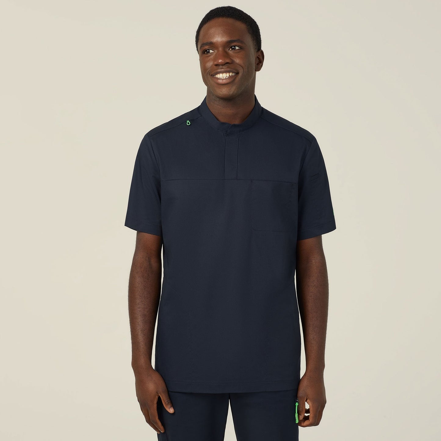 NNT Doherty Next-Gen Anti bac Mandarin Collar Men's Scrub Top