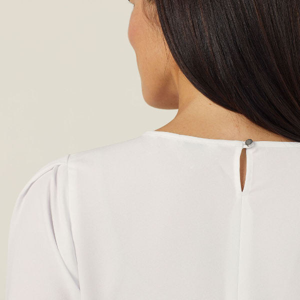 NNT French Georgette 3/4 Sleeve Top - CATUPM