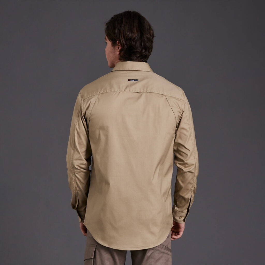 KingGee Workcool Pro Stretch Ripstop Cotton Long Sleeve Shirt - K14021