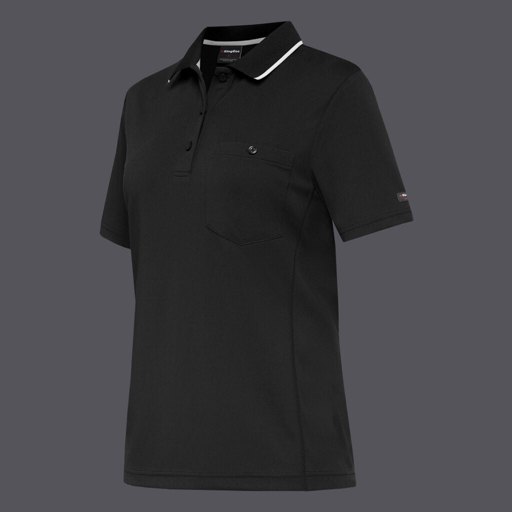 KingGee Women's Workcool Hyperfreeze Short Sleeve Polo - K44740