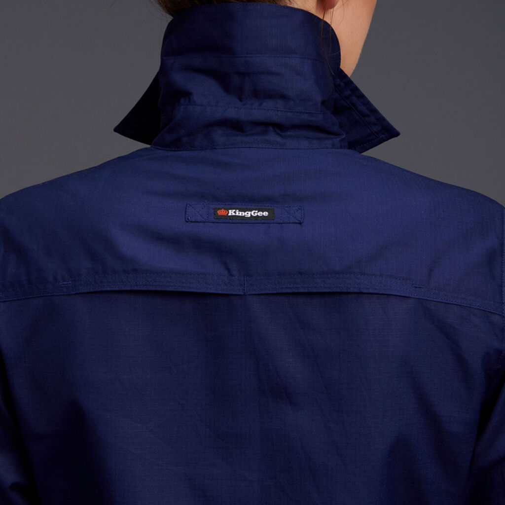 KingGee Women's Workcool 2 Cotton Ripstop Long Sleeve Shirt - K69880