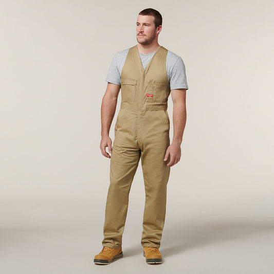 Hard Yakka Foundations Tradesman Cotton Drill Action Back Overall - Y01555