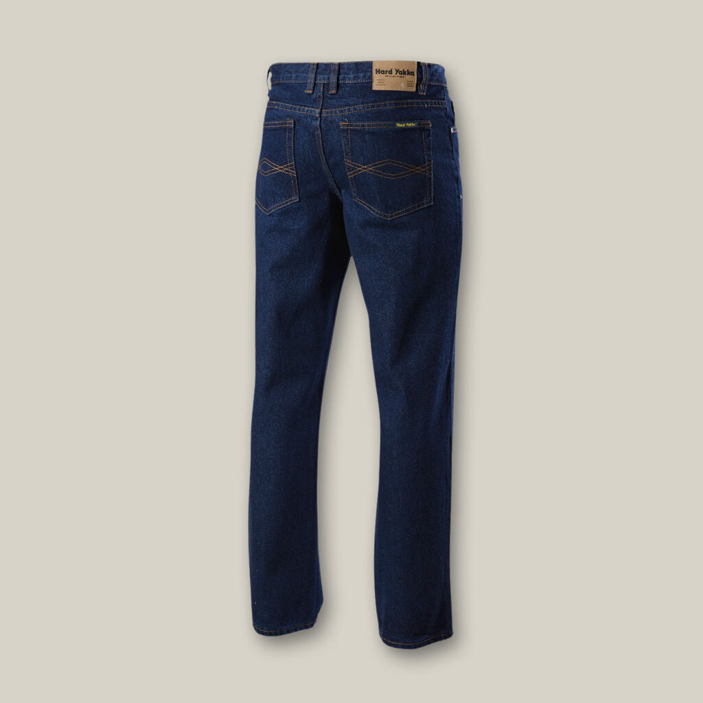 Hard Yakka Enzyme Washed Heavy Duty Denim Jean - Y03514