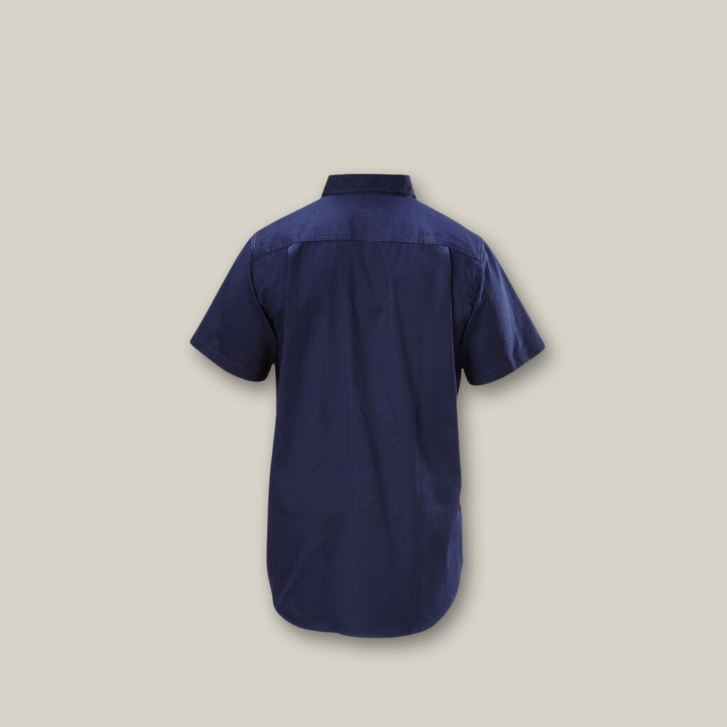 Hard Yakka Cotton Drill Open Front Short Sleeve Shirt - Y07510