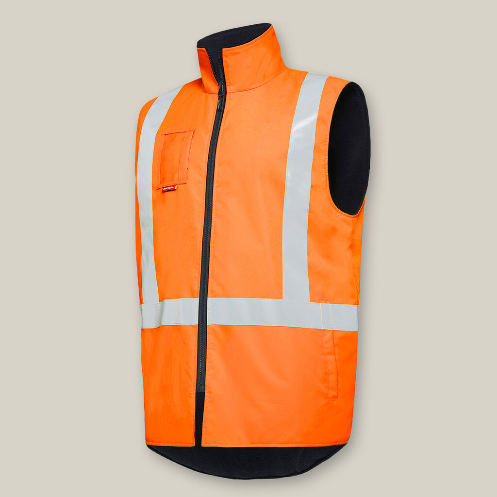 Fleece Vest Hard Yakka Vests Hard Yakka Hi-Vis Taped All Weather