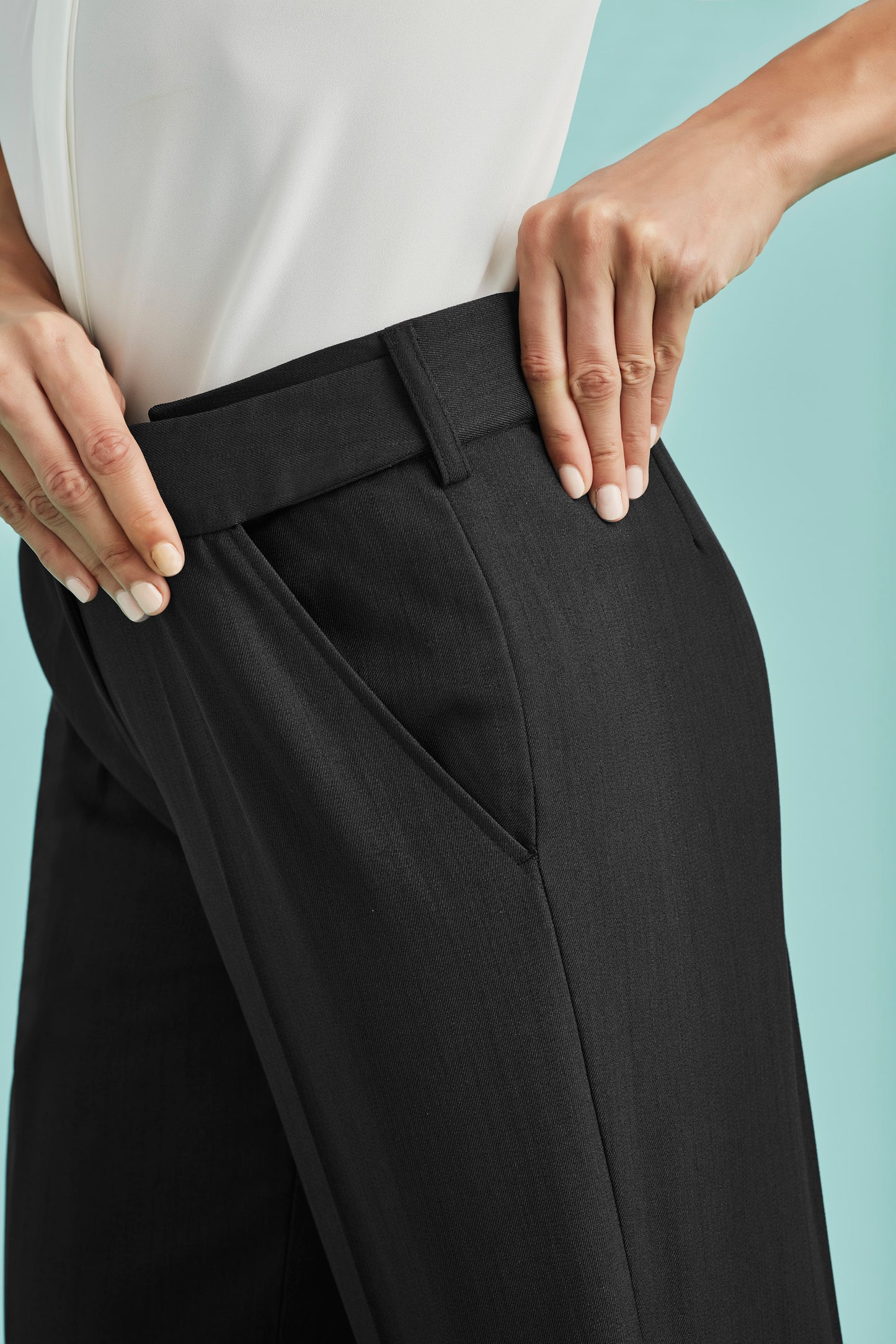 Biz Corp Cool Stretch Adjustable Waist Pant - 10115 – Canberra Workwear