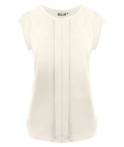 Gloweave Women's Mackenzie Cap Sleeve Pleat Blouse - 1886WS - Clearance