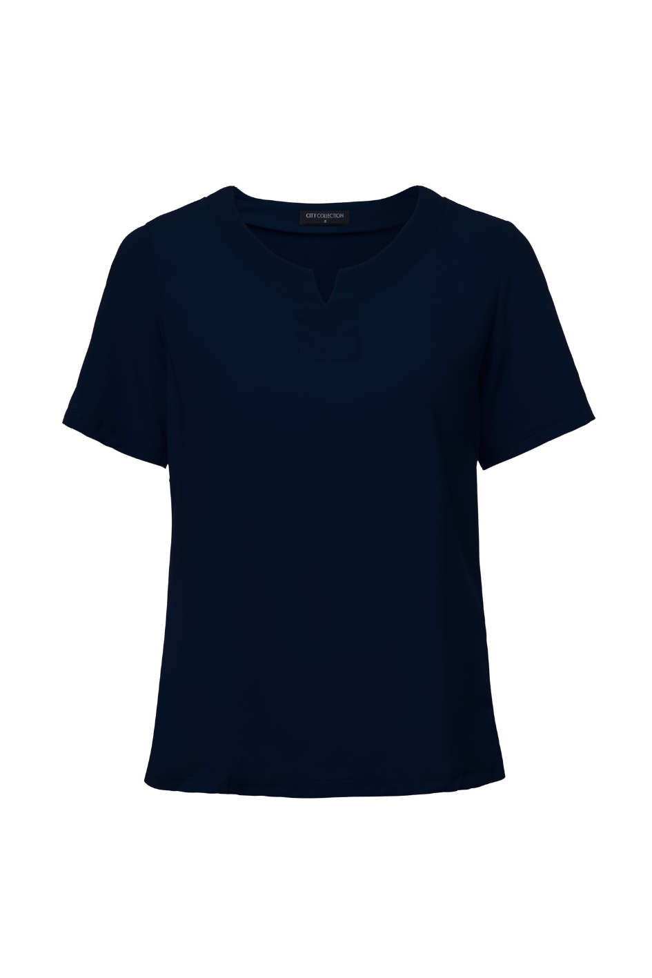 City Collection The Knit/Woven S/S Top - Elysium EPL