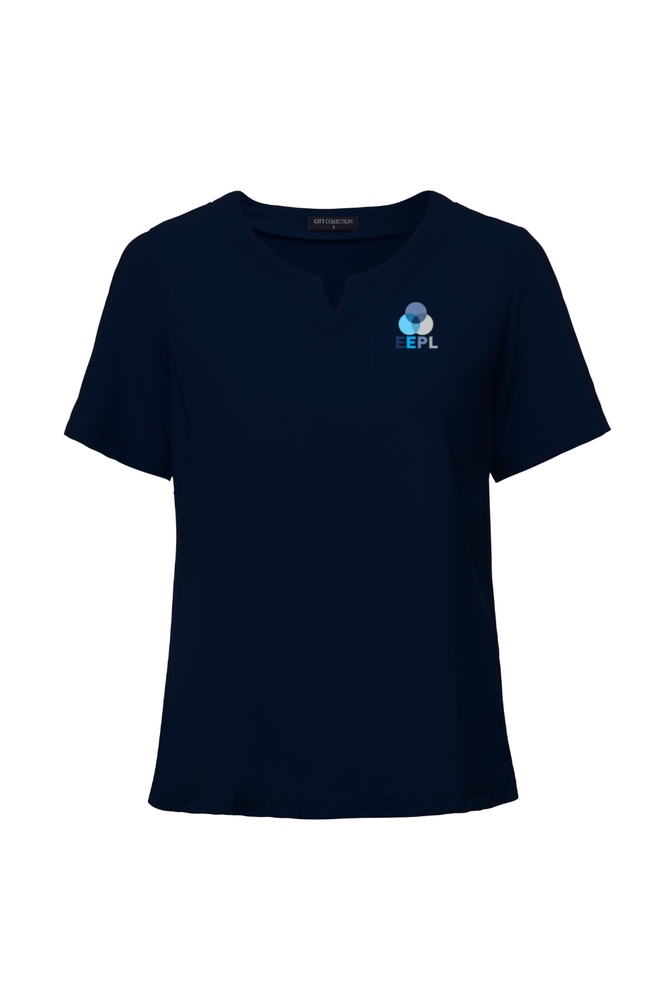 City Collection The Knit/Woven S/S Top - Elysium EPL