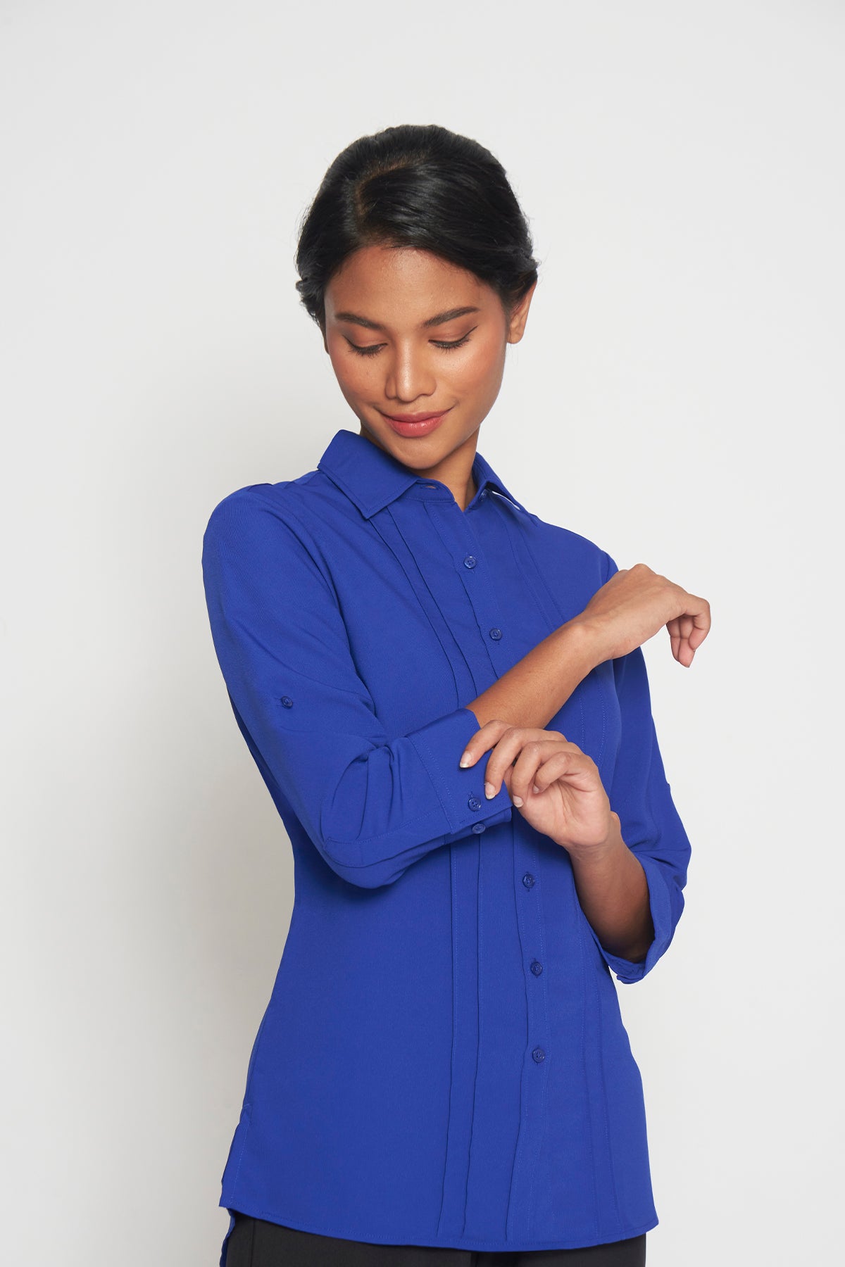 City Collection Womens Sophia 3/4 Shirt - 2215