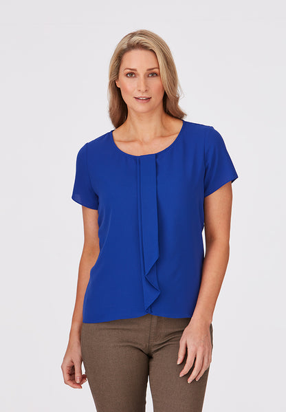 City Collection Cascade S/S Blouse - 2285