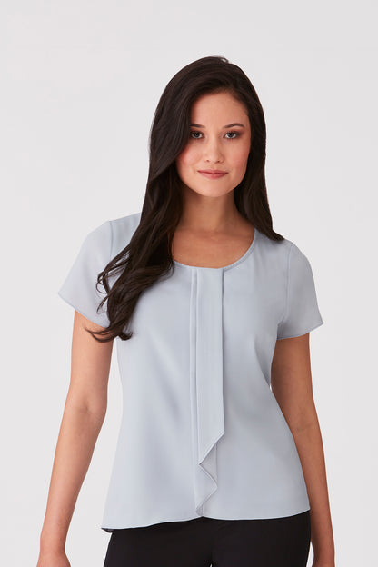 City Collection Cascade S/S Blouse - 2285