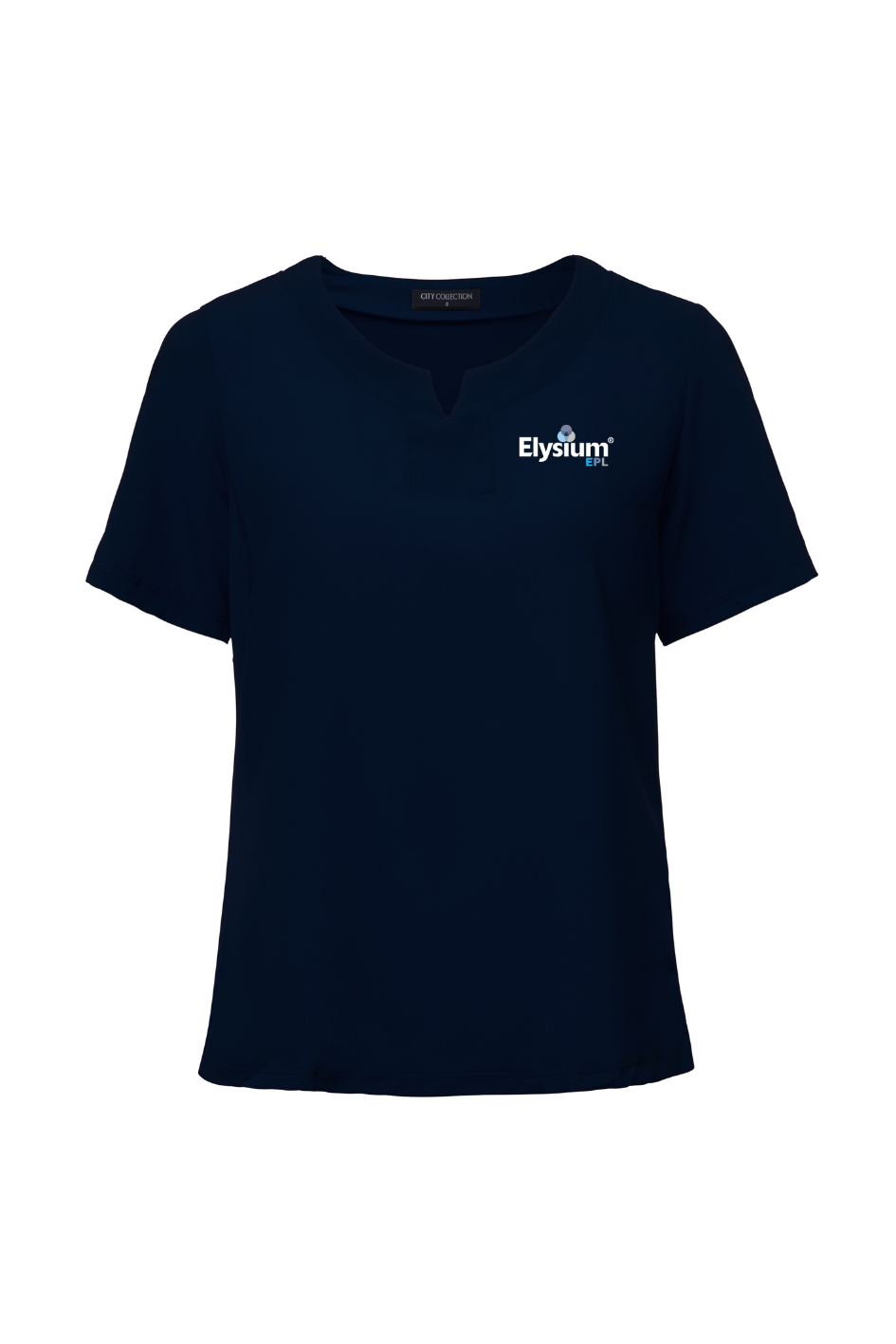 City Collection The Knit/Woven S/S Top - Elysium EPL