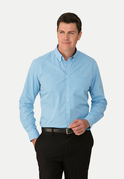 City Collection Mens Pippa Check L/S Shirt - 4222LS