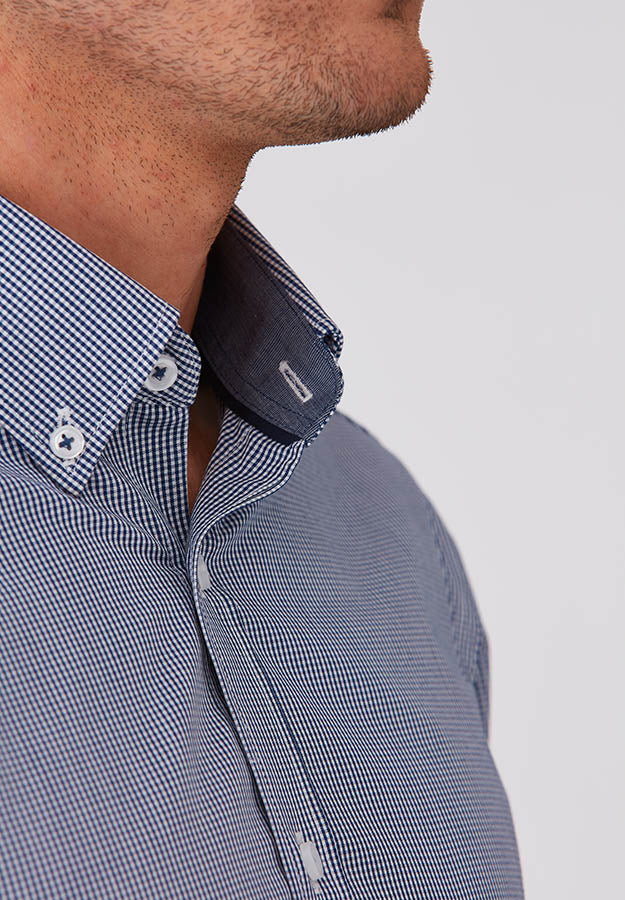 City Collection Mens Pippa Check L/S Shirt - 4222LS