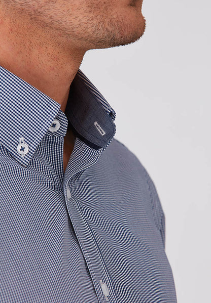 City Collection Mens Pippa Check L/S Shirt - 4222LS