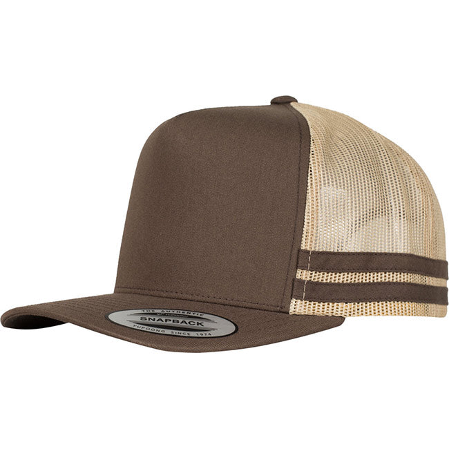 Flexfit A Frame Stripe Trucker Cap - 6507