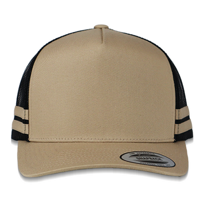 Flexfit A Frame Stripe Trucker Cap - 6507