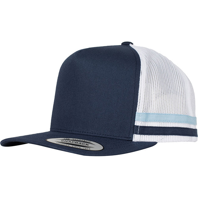 Flexfit A Frame Stripe Trucker Cap - 6507