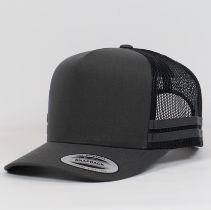 Flexfit A Frame Stripe Trucker Cap - 6507