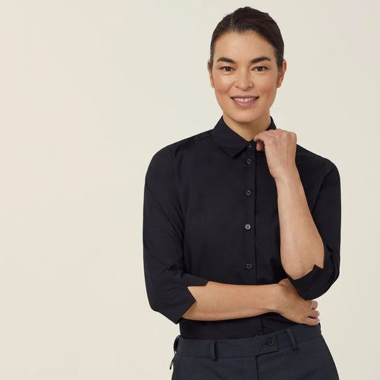 NNT Poplin Poly/Cotton 3/4 Sleeve Shirt - CATU88