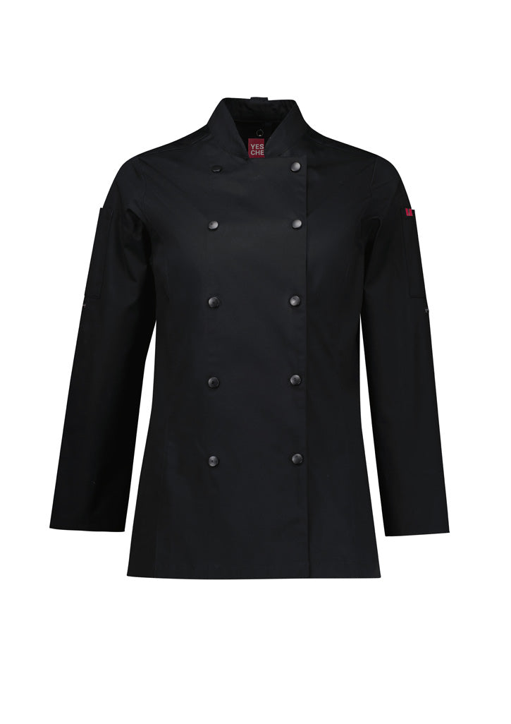 Biz Gusto Womens Long Sleeve Chef Jacket - CH430LL