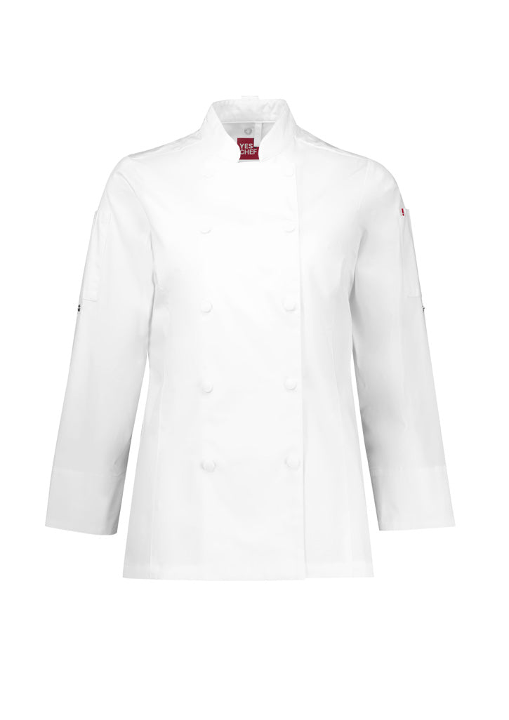 Biz Gusto Womens Long Sleeve Chef Jacket - CH430LL