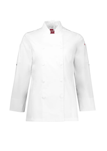 Biz Gusto Womens Long Sleeve Chef Jacket - CH430LL