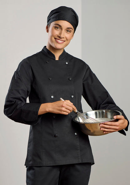 Biz Gusto Womens Long Sleeve Chef Jacket - CH430LL