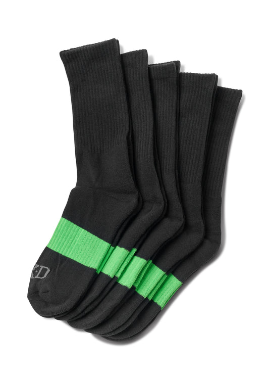 FXD SK-6 Reinforced Work Socks 5-Pack