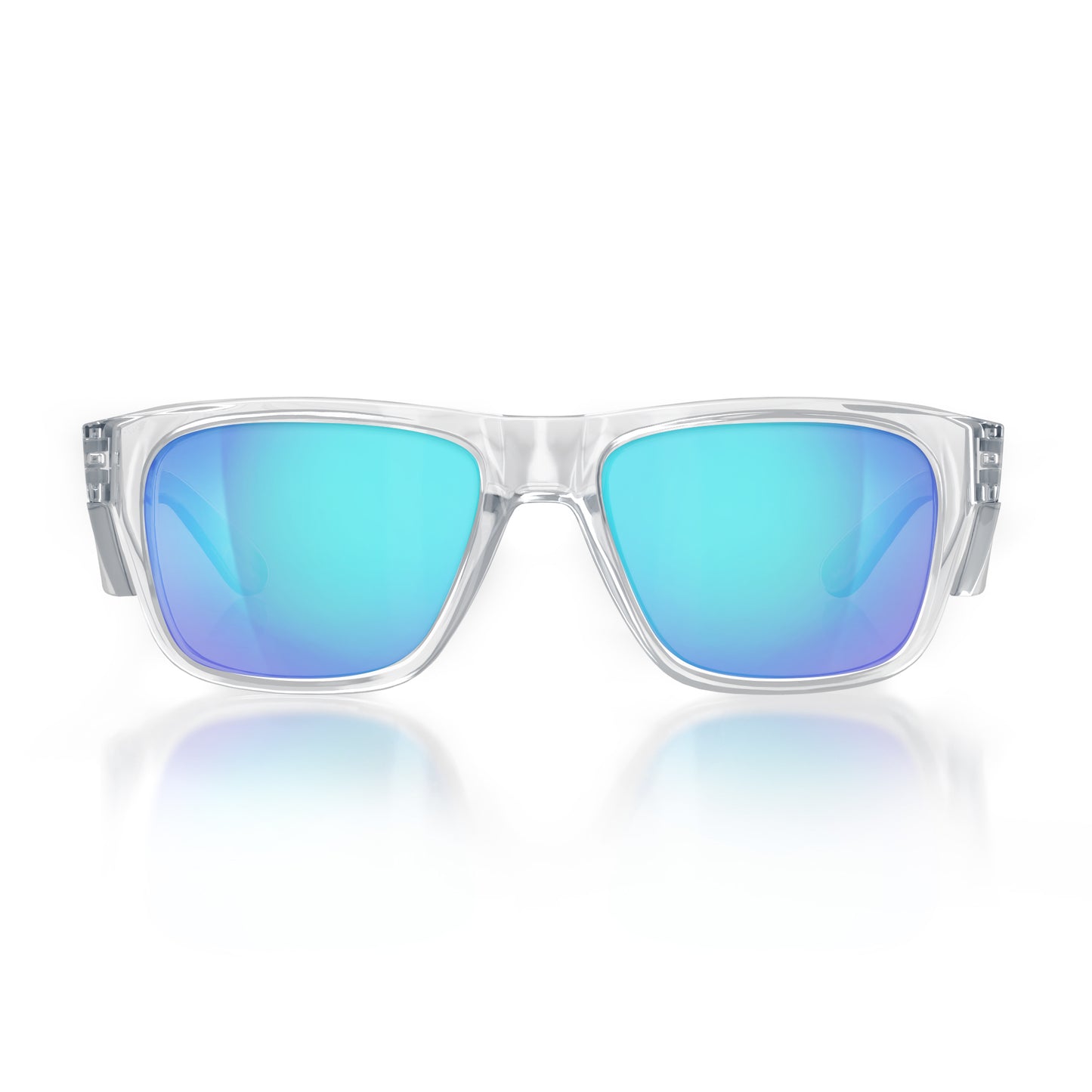 SafeStyle Fusions Clear Frame/Mirror Blue Polarised UV400
