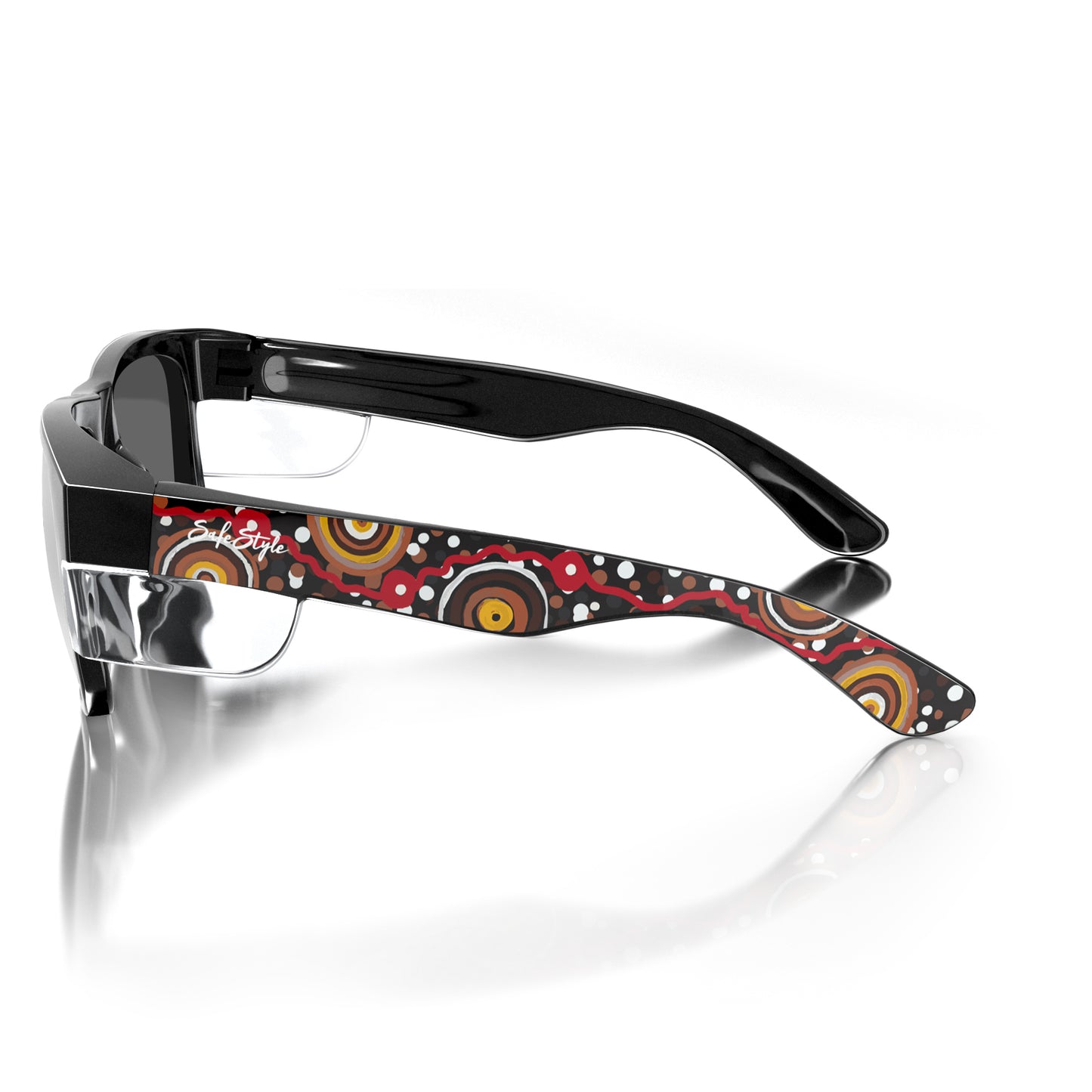 SafeStyle Fusions Black Frame/Polarised Lens Indigenous Art #1