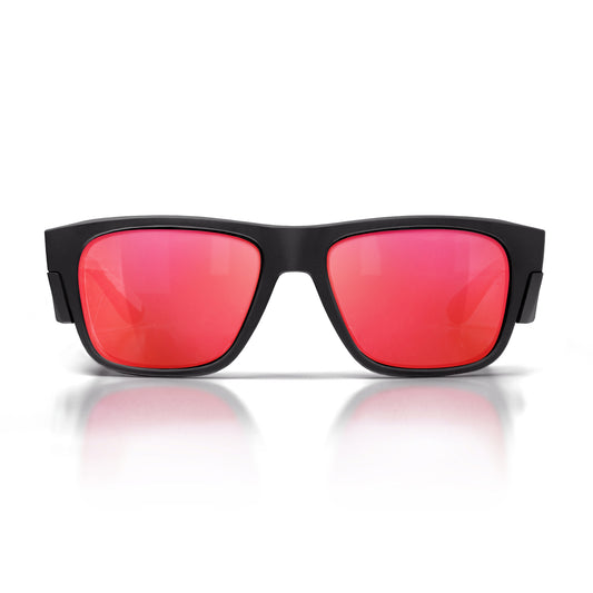SafeStyle Fusions Matte Black Frame/Mirror Red Polarised UV400