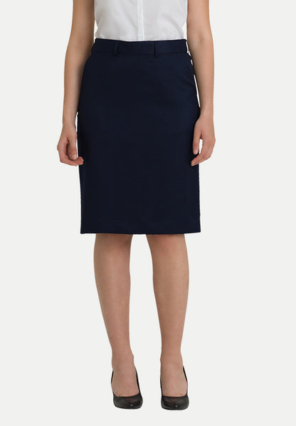 City Collection Maddi Poly/Wool Front Pocket Skirt - FSK45 4060