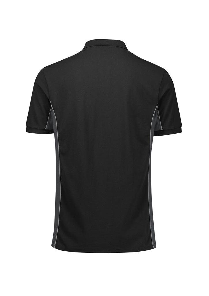 Biz Grid Mens Short Sleeve Polo - P413US