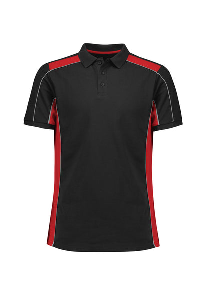 Biz Grid Mens Short Sleeve Polo - P413US