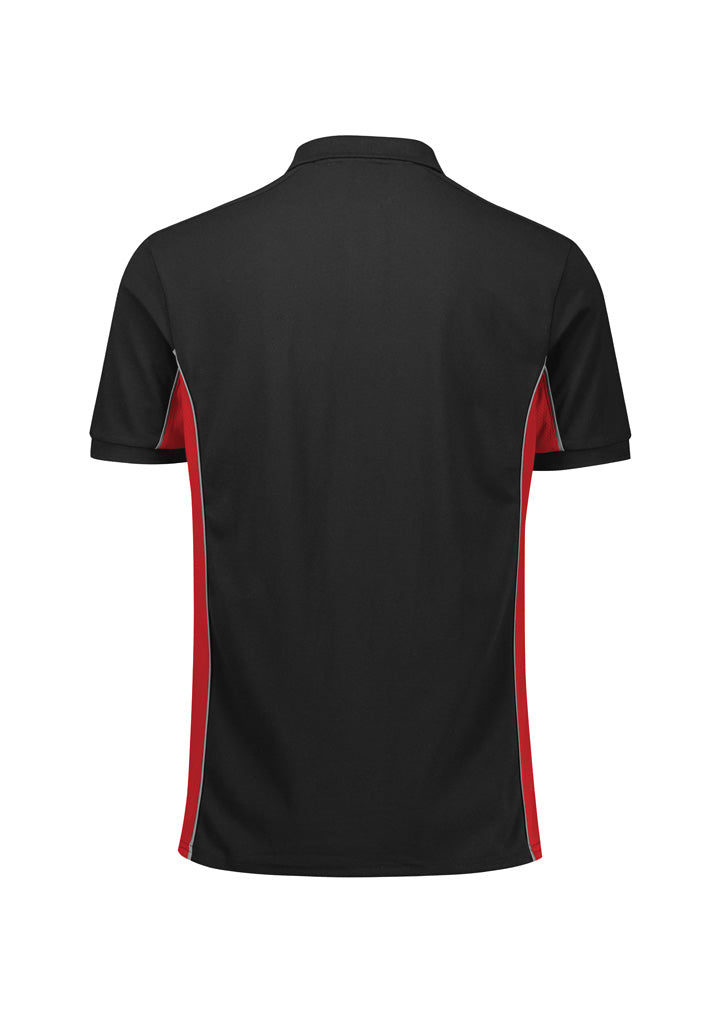 Biz Grid Mens Short Sleeve Polo - P413US