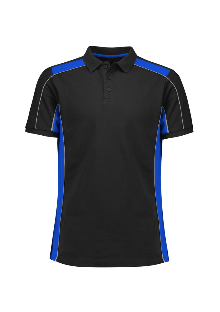 Biz Grid Mens Short Sleeve Polo - P413US