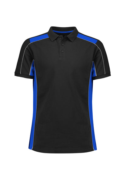 Biz Grid Mens Short Sleeve Polo - P413US