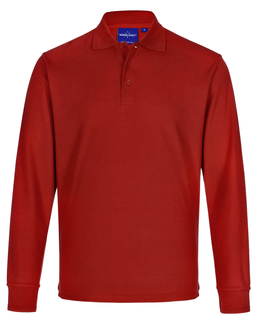 Winning Spirit Unisex Traditional Poly/Cotton Pique L/S Polo - PS12