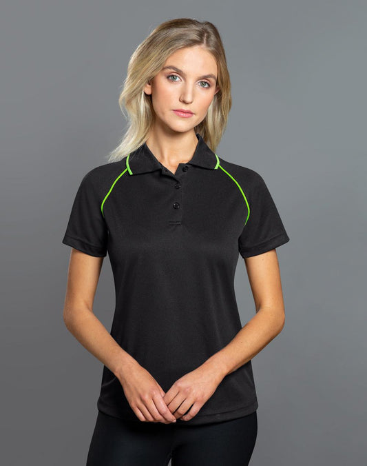 Winning Spirit Ladies Cooldry Raglan S/S Polo - PS19