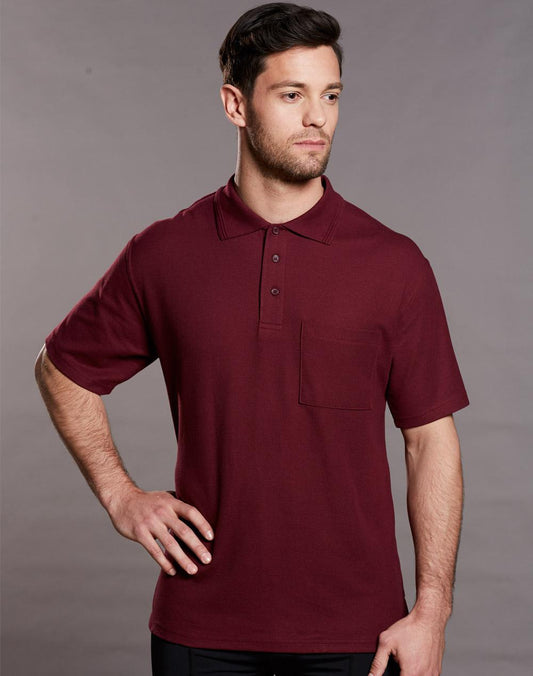 Winning Spirit Pocket Short Sleeve Polo - PS41