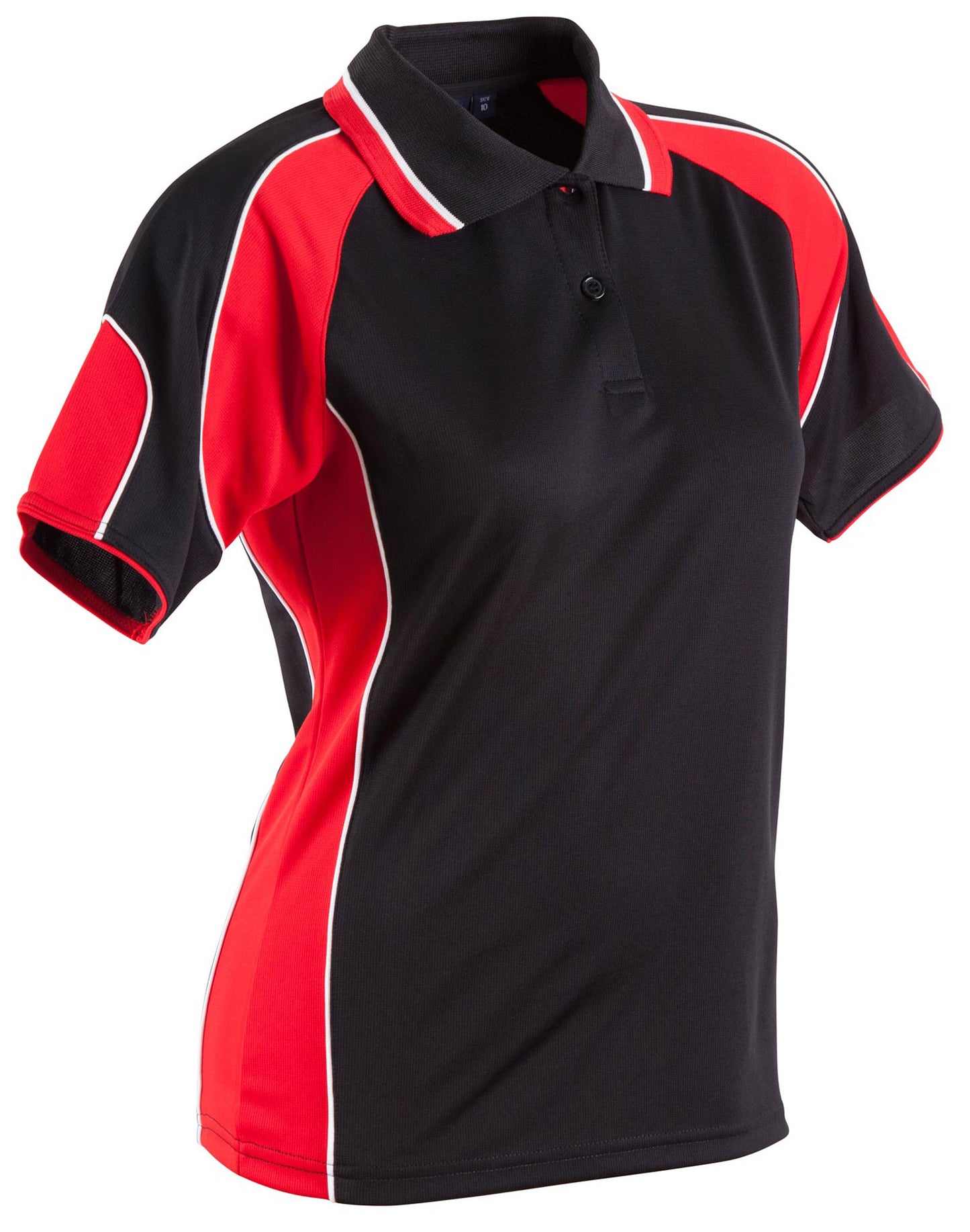 Winning Spirit Ladies Cooldry Contrast Polo With Sleeve Panel - PS62