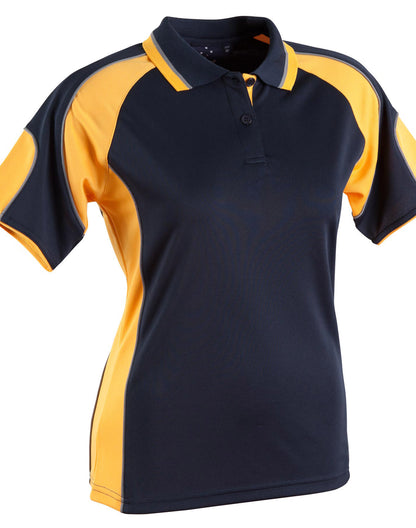 Winning Spirit Ladies Cooldry Contrast Polo With Sleeve Panel - PS62